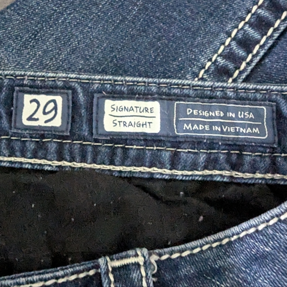 Miss Me Women's Bling Y2K Signature Straight Jeans Size 29 - Picture 9 of 9